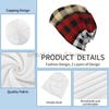 Lumberjack Buffalo Plaid Pattern Beanie Hat Unisex Warm Bonnet Cap Adults Knit Hat Headwear Vintage Street Skullies Beanies