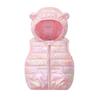 2026 Kids Lightweight Puffer Vest Boys Girls Warm Winter Sleeveless Jacket Nylon Outer Shell Ages 3-8 80-120cm