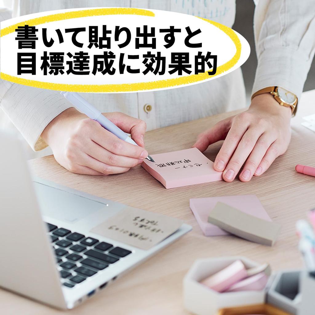 3M Sticky Strong 75 x 90 Sheets x 5 Post-it Notes, Adhesive, Cute, Large, Pop-Up Notes, Multicolor, 75mm, Pads, 654-5SSPOP-APN