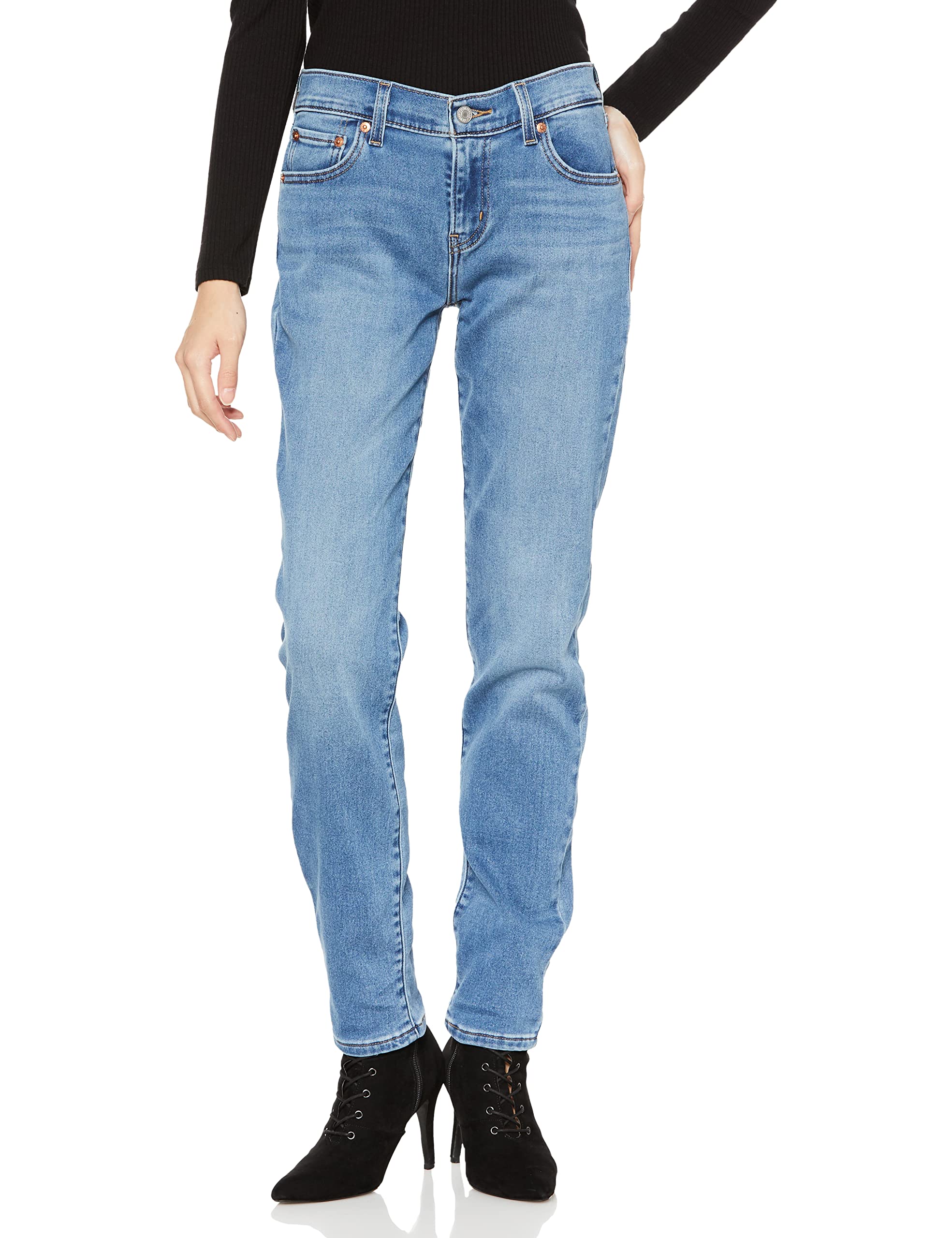 

Levi s BORROWED FROM THE BOYS Tapered Fit (Stretch/Insulated) Women s 19887-0175 US W27 L30