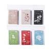 Kawai Stationery Letterpress Embossed Color Box Note Stickers Forest Overture Series Light Retro Material Handbook Decoration