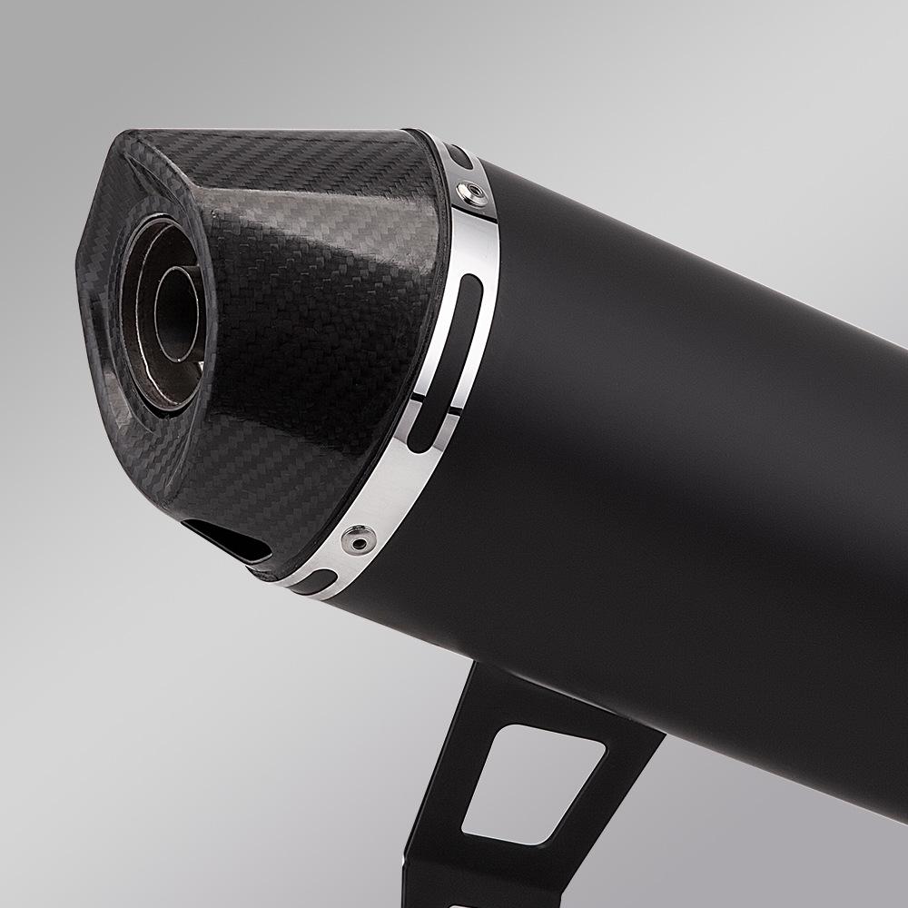 Lifan 368G Motorbike Exhaust System: Stainless Steel Front & Rear Muffler