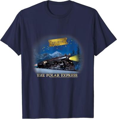 Polar Express Train, Ticket, and Logo Christmas Movie T-Shirt