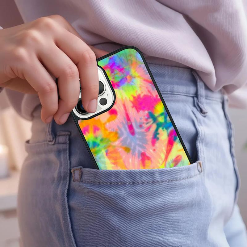 Abstrakte Tie-Dye-Handyhülle für iPhone 17 Air 15 16e 14 13 Pro Max Coque 12 11 Pro Max PLUS Hülle