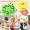 3Pcs/Set Baby Bath Toys Funny Bathing Sucker Spinner Suction Cup Cartoon Rattles Fidget Educational Toys, and grip toys