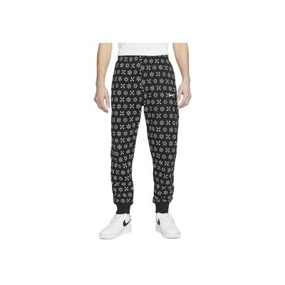 Sportswear Club Fleece Embroidered Logo Print Joggers Men Bottoms Black FJ1637-011