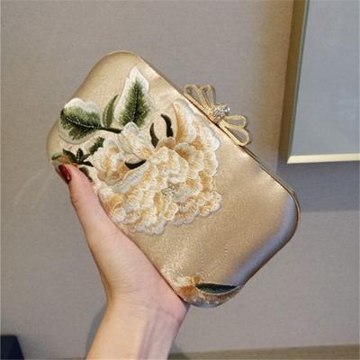 Handbag Women's Banquet Handbag Women, Celebrity Bag, Dinner Bag, Retro Small Bag Peony Bag One Shoulder Oblique Span Women
