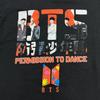 [USED] BTS Bangtan Boys T-shirt, Vintage, Black, Size L (Women's), Not Available In Japan