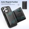 Detachable 2-in-1 Magnetic Kickstand Wallet with Card Holder Leather Phone Case for iPhone 16 Pro Max 15 14 13 Plus Cover