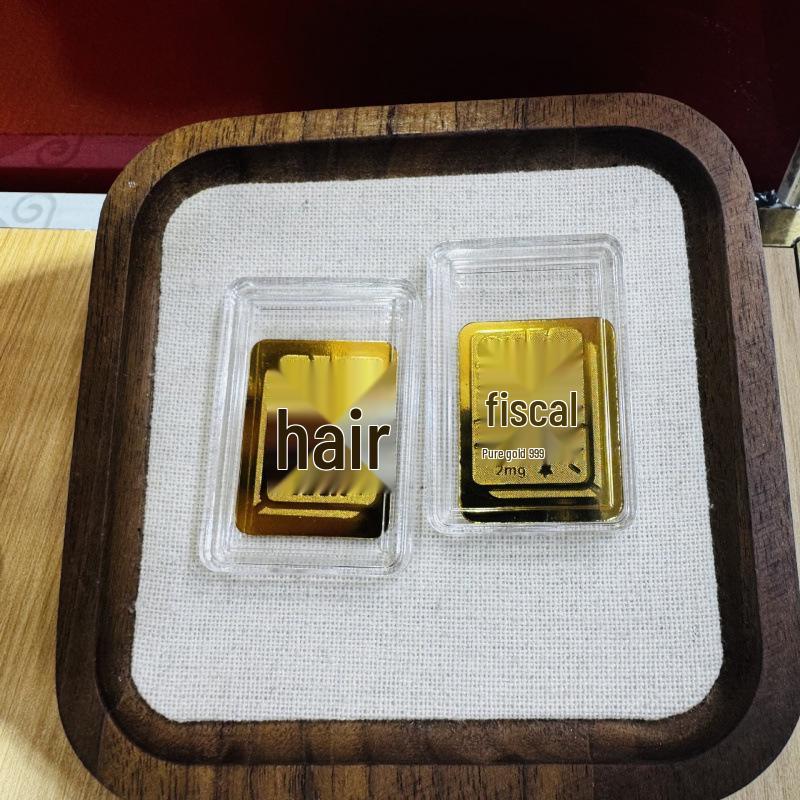 Pure Gold 999 Wealth-Boosting Mobile Phone Sticker - 2mg Gold for Daily Prosperity