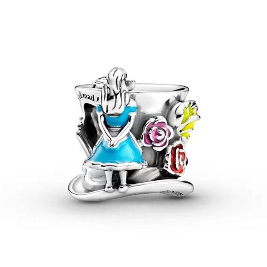 100% Kupfer Dumbo Heißluftballon Charm Perlen Geeignet für Pandora Original Armband DIY Schmuckherstellung