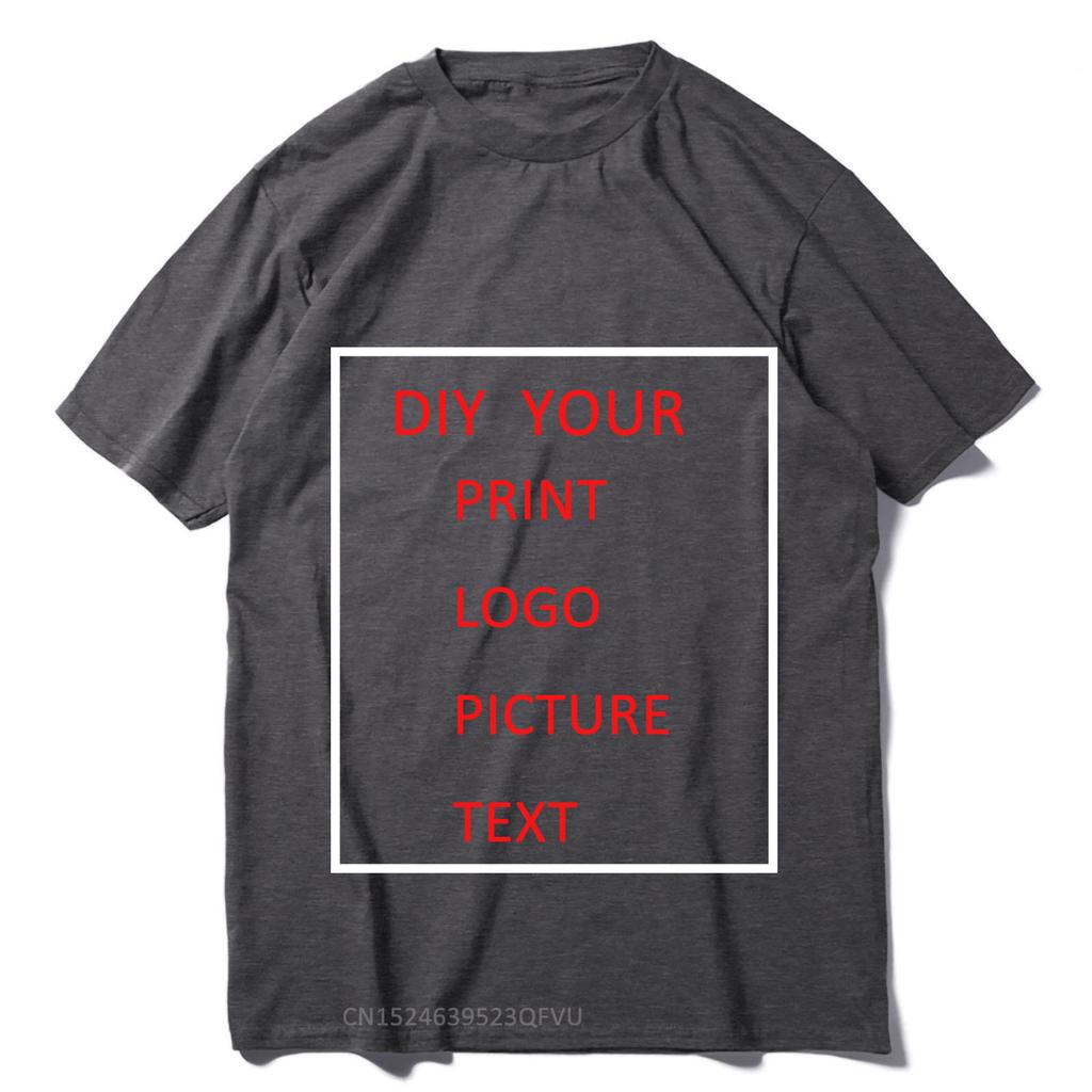 DIY CUSTOM YOUR PRINT LOGO PICTURE TEXT TSHIRTS WOMEN MEN UNISXE TSHIRT 100 COTTON OWN DESIGNS TOPS TSHIRT Gift