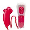 Wii Nunchuck for Nintendo Wii Game Wireless Vibration Motor Straight Handle + Left-Hand Chicken Leg Handle