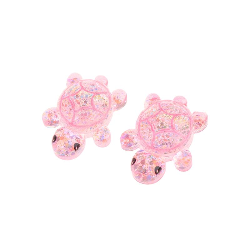 2Pcs Mini Turtle Garden Micro Landscape Resin Crafts Tiny Turtle Miniatures Home Decoration Ornaments Gift