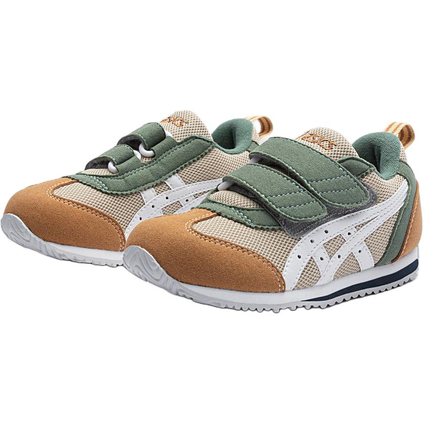 Asics Suku2 Comfortable Lightweight Durable Versatile Fashion Low-Top Kids Casual Shoes Kids casual shoes Brown Green 1144A271-202