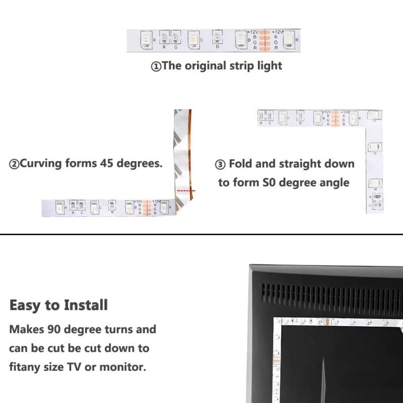 Waterproof LED Strip 12V RGB Strip Light 1M 2M 3M 4M Flexible Tape Lamp 2835 TV Backlight Light Ribbon Lamp For Room Decoration