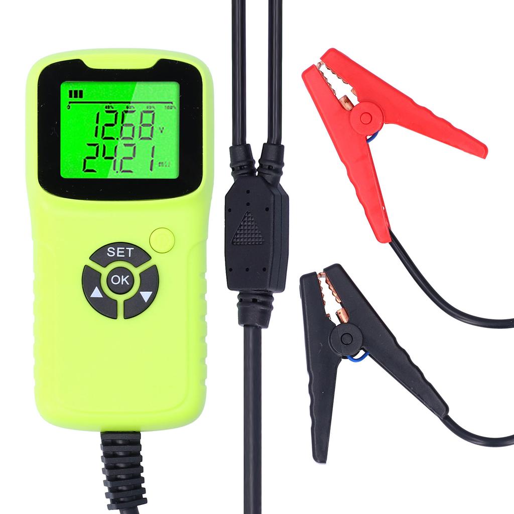 A300 Digital Car Battery Tester LCD Battery Test Analyzer Auto Test Diagnostic ToolsPurple