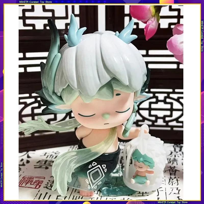 New Ethnic Style Black Play Mimi Fenghua Record Blind Box - Handmade Fashion Doll For Workstation Decoration