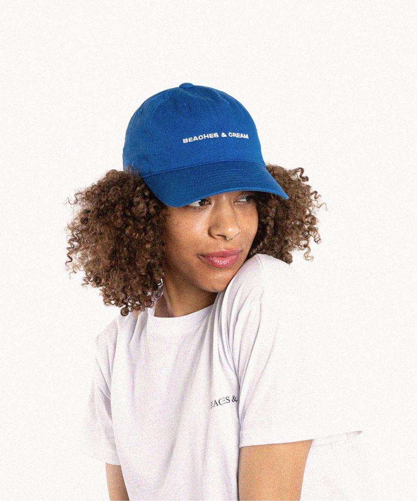 Bichiseuaenkeulim Small Logo Ball Cap-Blue
