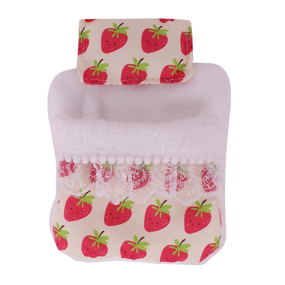 

Милое украшение Лабубу Спальный мешок Подушка Пижама Кукольная одежда Кукольная кровать Одеяло Игрушки для девочки Strawberry