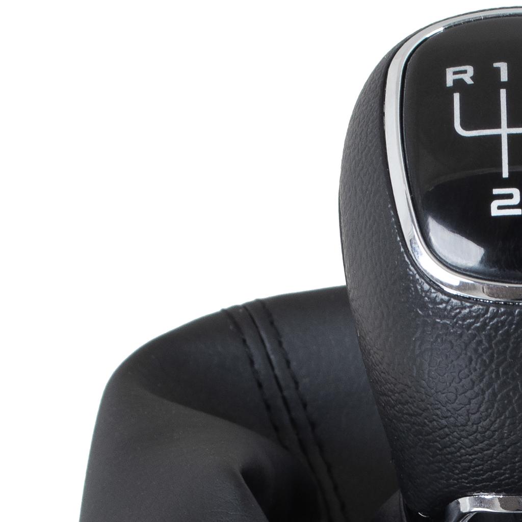 Škoda Octavia II 07-14 hlavice řadicí páky ČERNÁ ABS + manžeta s rámečkem 5 RYCHLOSTÍ