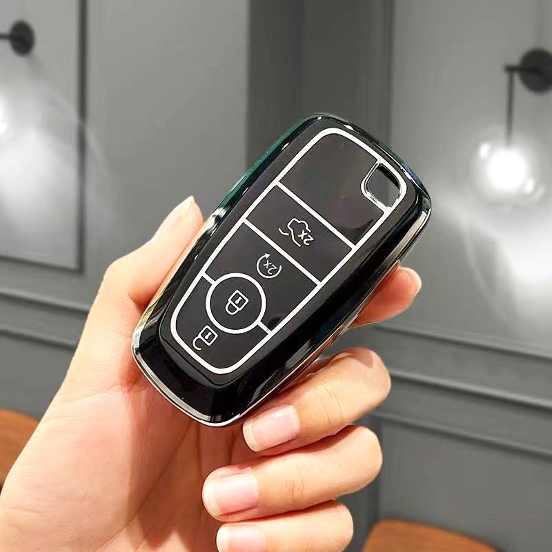 Auto Shell for Ford Mondeo Explorer Edge Expedition Fusion Mustang Everest Focus C-Max S-Max Lincoln MKX MKC Car Key Case Cover