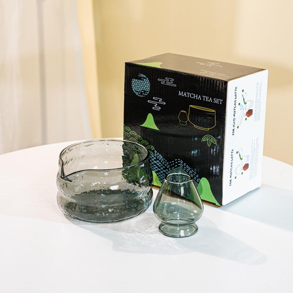 Mit Ausgießer Matcha-Zubereitungsset Texturierte Teeschalen Neues Matcha-Besenset Teeliebhaber