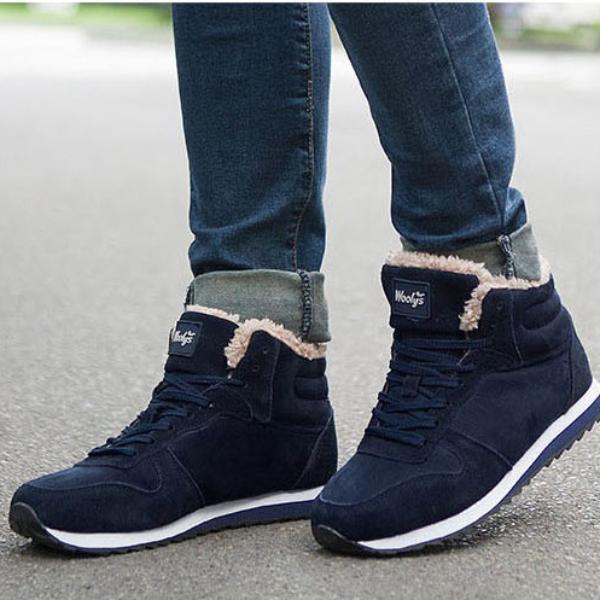 Damestøvler Vintersko Ankelstøvletter For Damesko Snow Botas Mujer Casual Booties Varme vinterjoggesko