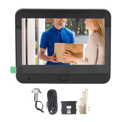 Intelligente visuelle Türklingel 1080P 120 Grad 4,3 Zoll Farbbildschirm Digitale Videokamera Drahtlose Tür
