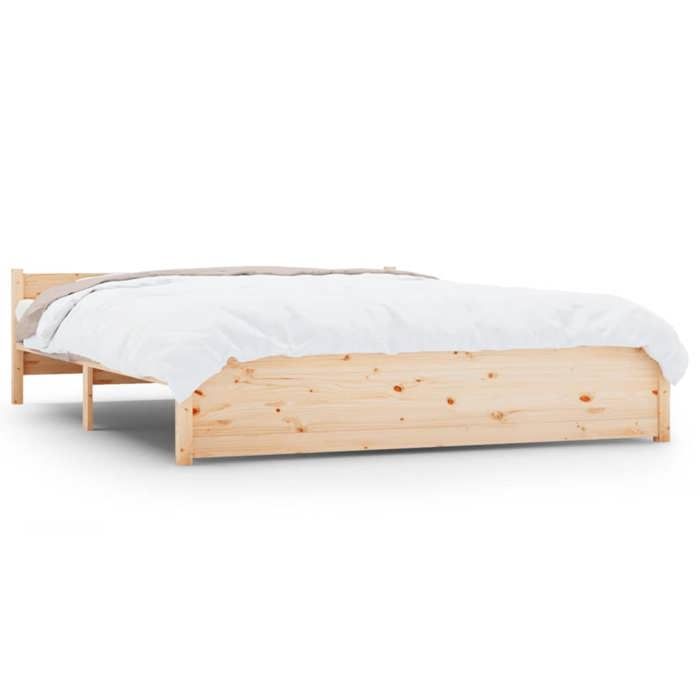 VidaXL Bed Frames Solid Wood 140x190 Cm 815024