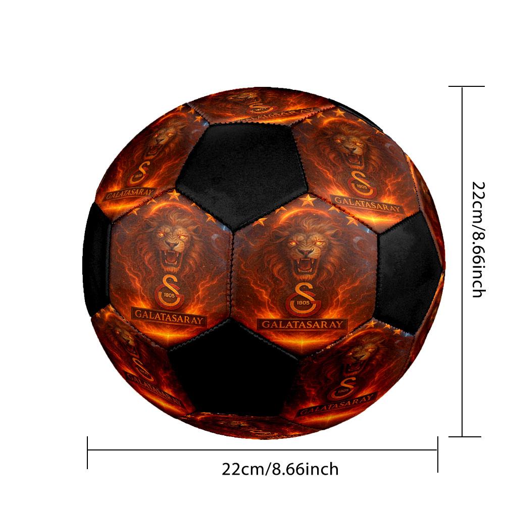 1pc Galatasaray SK Soccer Ball Size 5 Indoor Soccer Ball Fashion Colorful Backyard Game - Great For Sports Fans Gift HE10