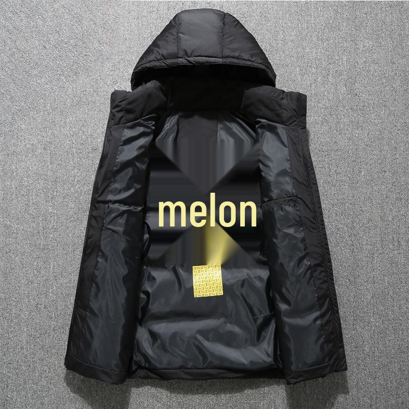 Men's Winter Hooded Cotton Jacket - Short, Thickened, and Warm Casual Outerwear
