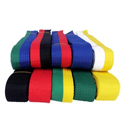 Taekwondo Belt Colorful White Yellow Red Green Black Professional Divisa Level Tkd Martial Arts Karate Judo2.5M