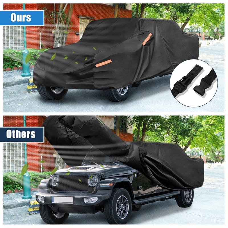 Motoforti Truck Car Cover for Jeep Gladiator JT    Outdoor Waterproof Sun Rain Dust Wind Protection