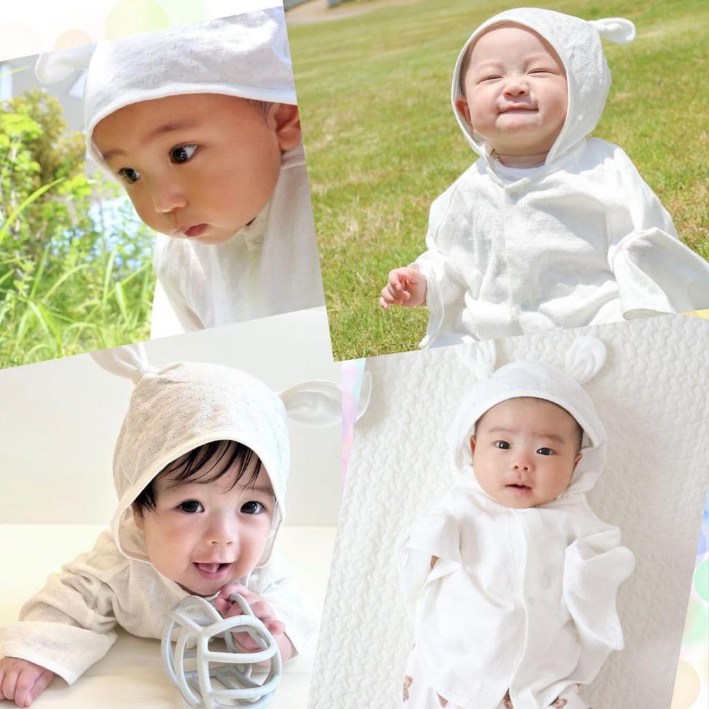 Baby-UV-Schutz, schützt vor UV-Strahlung, hergestellt in T3811 [Angel], Umhang, Strahlen, Japan, Neugeborene, Frühling/Sommer, 50–80 cm