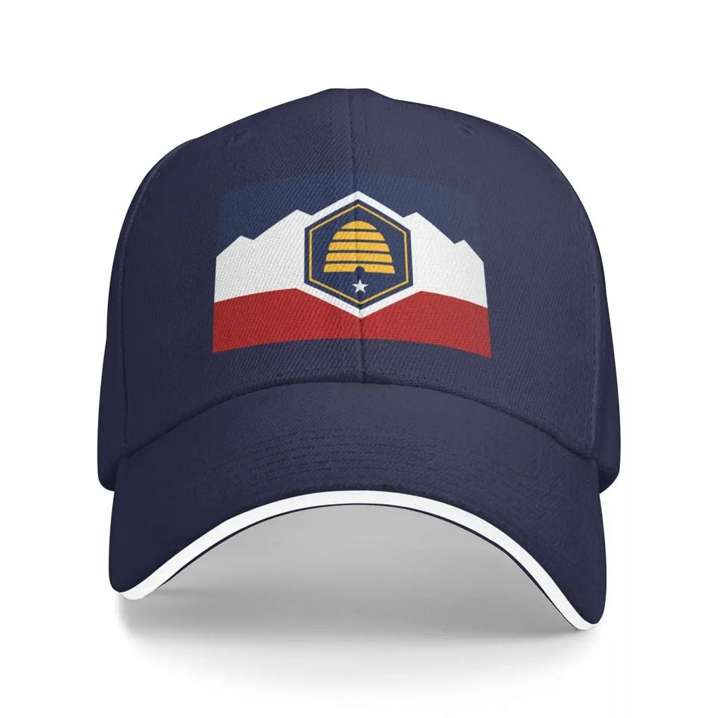 The New Utah State Flag Baseball Cap Sunscreen Big Size Hat Fishing Cap Hats for Unisex Women's Hats 2025 Men's