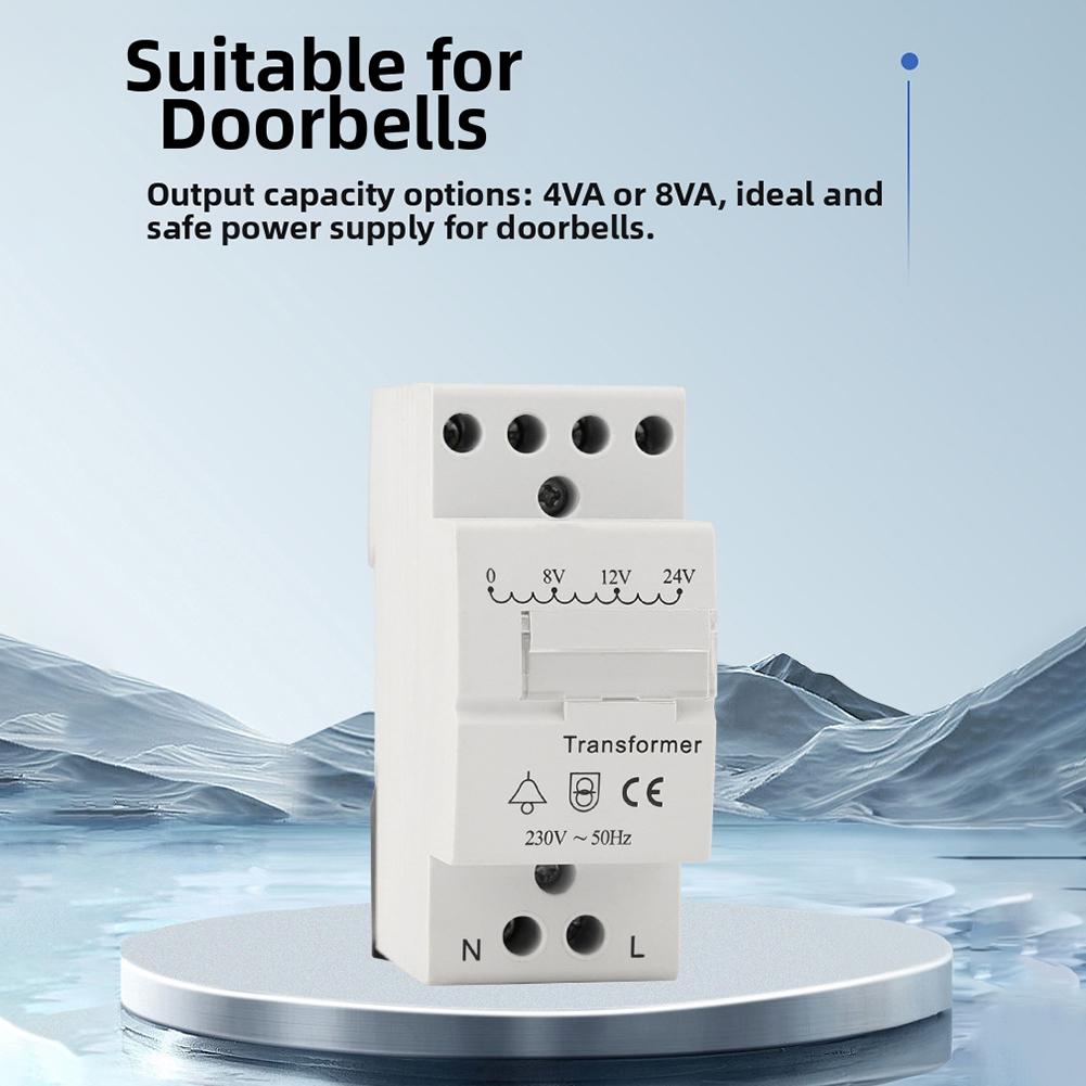 

4VA 8VA Output AC230V Power Supply Continuous Operation Mode Epoxy Resin Transformer For Doorbell Relay Indoor Installation China Mainland