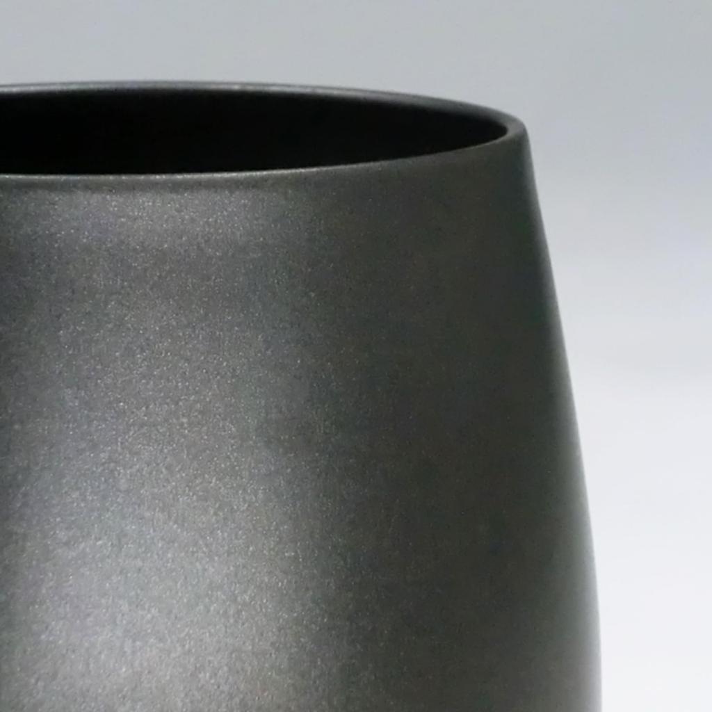 Tumbler Cups, Vacuum-Sealed, Stainless Steel (Ceramic Coating), Approx. 250ml, Pair Set, Ceramic Coat, Black & White, Gift, CC-6006AT