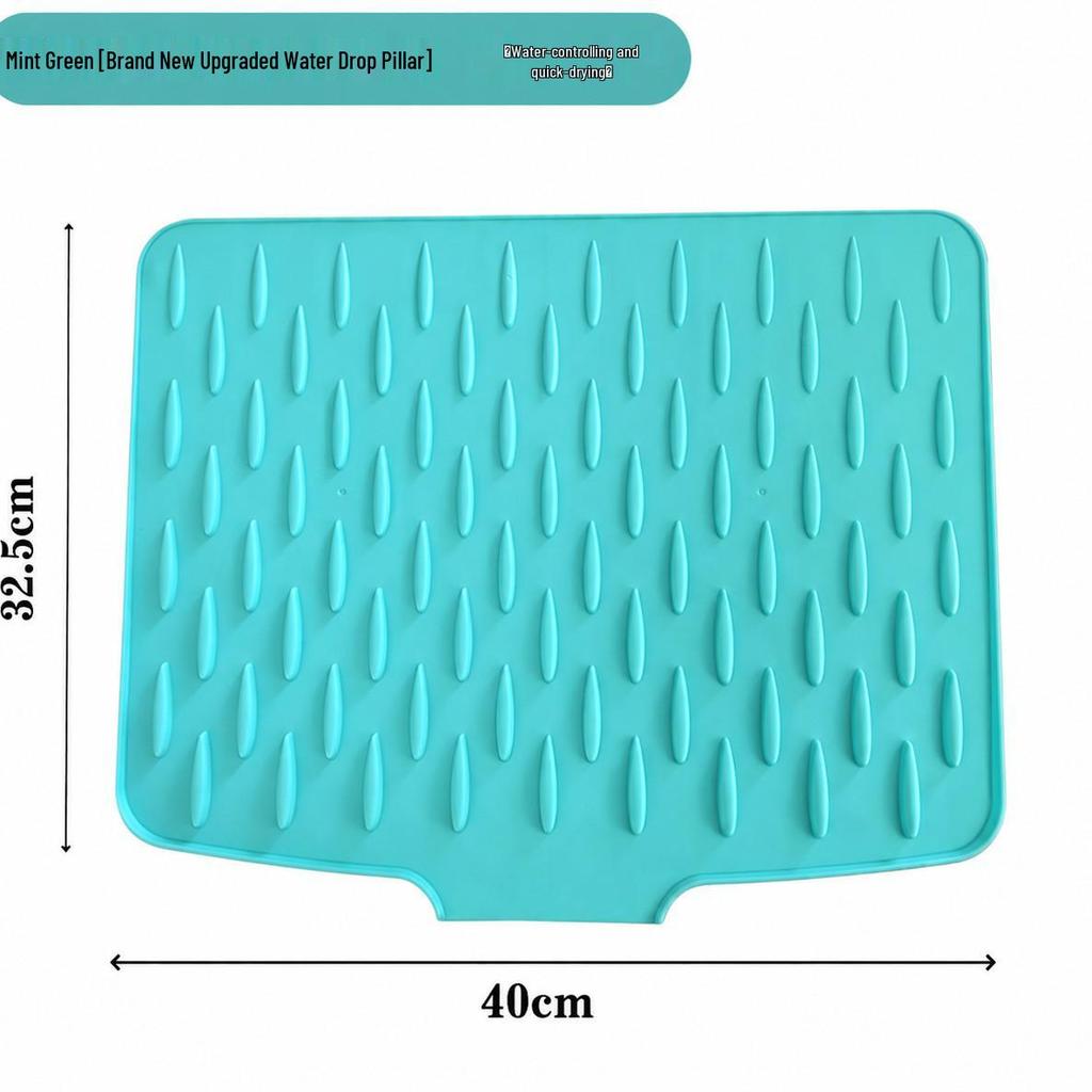 Tappetino da cucina in silicone antiscivolo: Resistente al Calore, Anti-Scottatura, Multi-Uso per Piano di Lavoro, Taglio e Scolapiatti