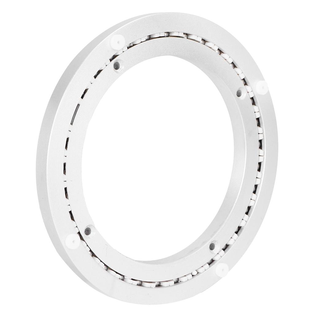 Heavy Duty Aluminium Alloy Rotating Bearing Turntable Round Smooth Mute Dining Table Plate8in