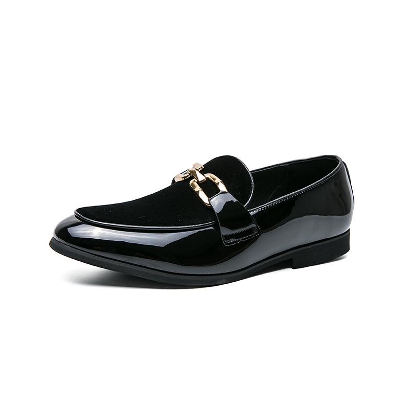 Men s Large British Style Casual Leather Loafers - Slip-On Driving Shoes 42