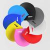 XTEP Silicone Swimming Cap, Comfortable, Waterproof, Solid Color, High-Elastic, Black