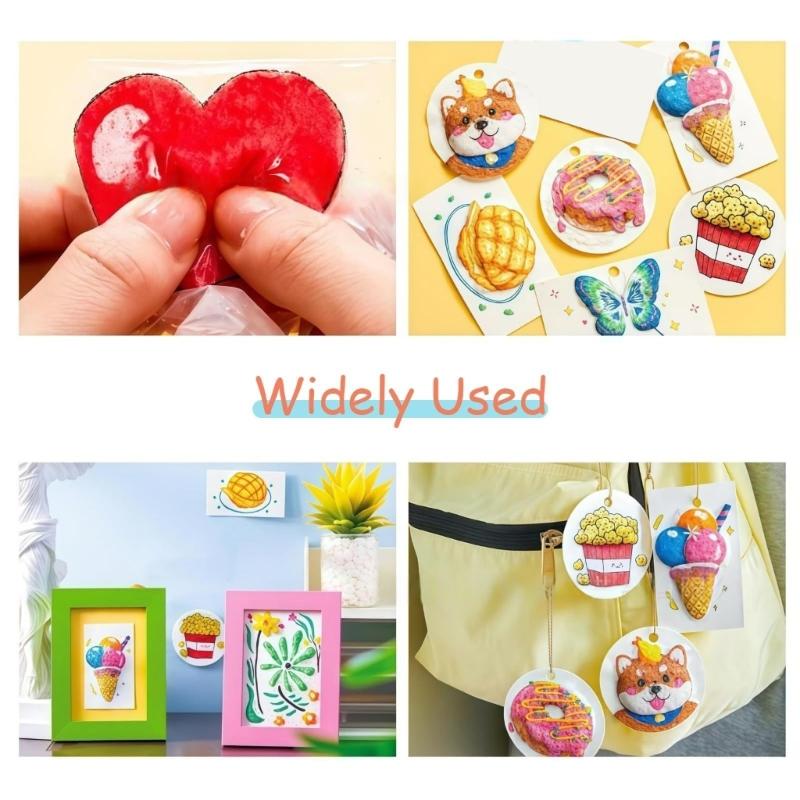 Magics 3D Foam Texture Painting Kits Watercolor Pen Magics Puff Paint Puff Drawing Texture Painting Kits Art Supplies