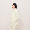 LESS Straight-Fit Cotton Blend Long Sleeve Shirt
