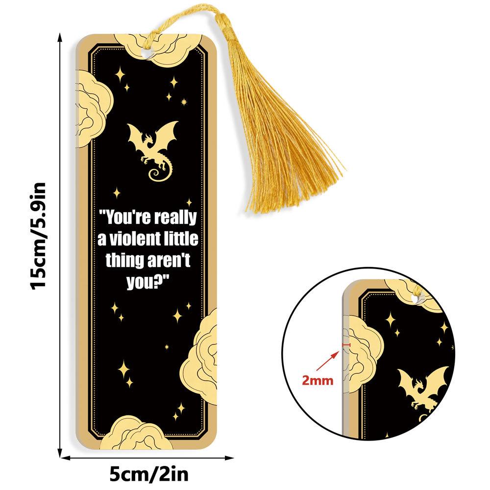 Akrylowa zakładka do książek Smok Czteroskrzydły: Kreatywna i spersonalizowana dekoracja prezentu