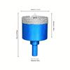 Diamond Coated Tile Drill Bit Hex Shank Drill Bit Durable Diamond Hole Saw  Glass Tile