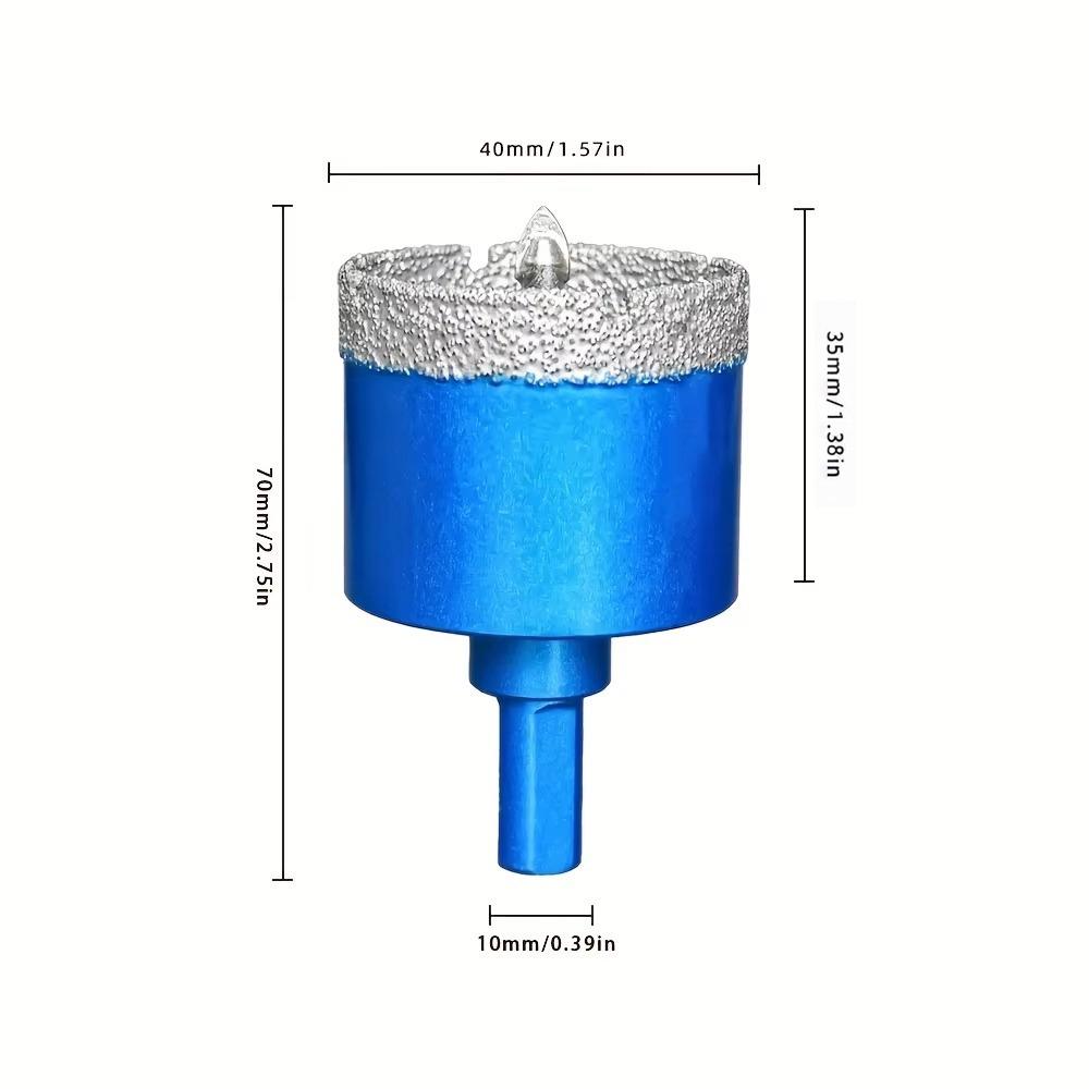 Diamond Coated Tile Drill Bit Hex Shank Drill Bit Durable Diamond Hole Saw Glass Tile