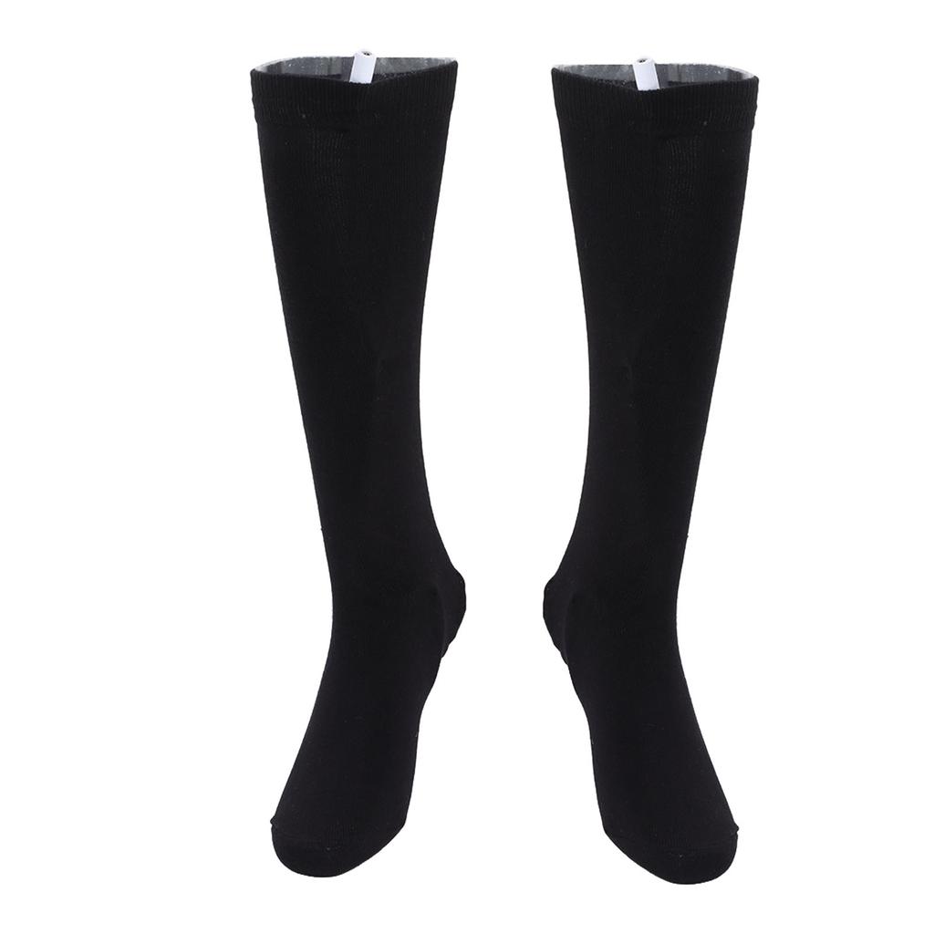 1Set Winter Cotton Heated Socks Rechargeable Electric Heated Socks for Men Women Outdoors Skating Skiing Hunting Fishing