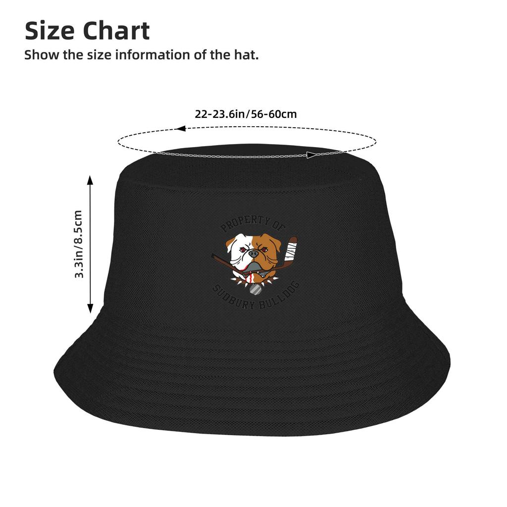 Property of Sudbury Bulldog Letterkenny Bucket Hat Panama Bob Hats Outdoor Reversible For Summer Beach Fishing Fisherman Caps
