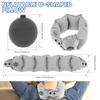 U-shaped Inflatable Neck Pillow Travel Light Portable Lazy Airplane Headrest Reduce Fatigue Office Sleep Pillow